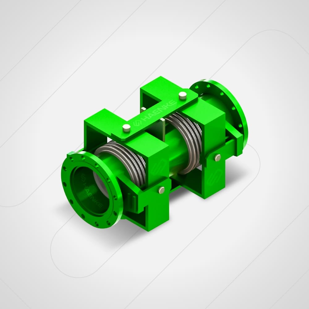 Junta de Expansão Universal Cardânica com flanges