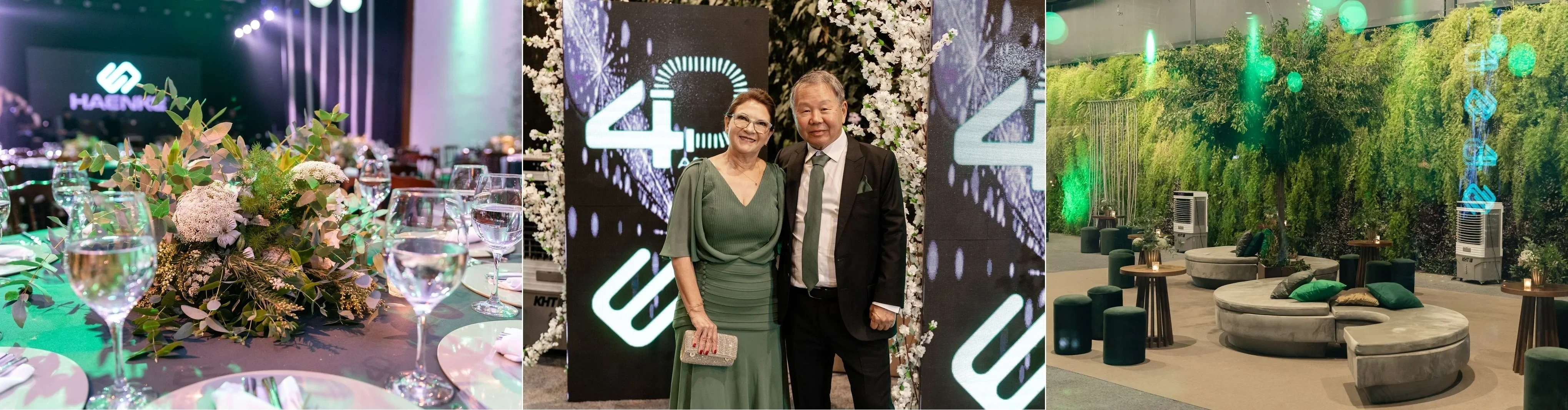 Compilation of images from Haenke's 40th anniversary celebration