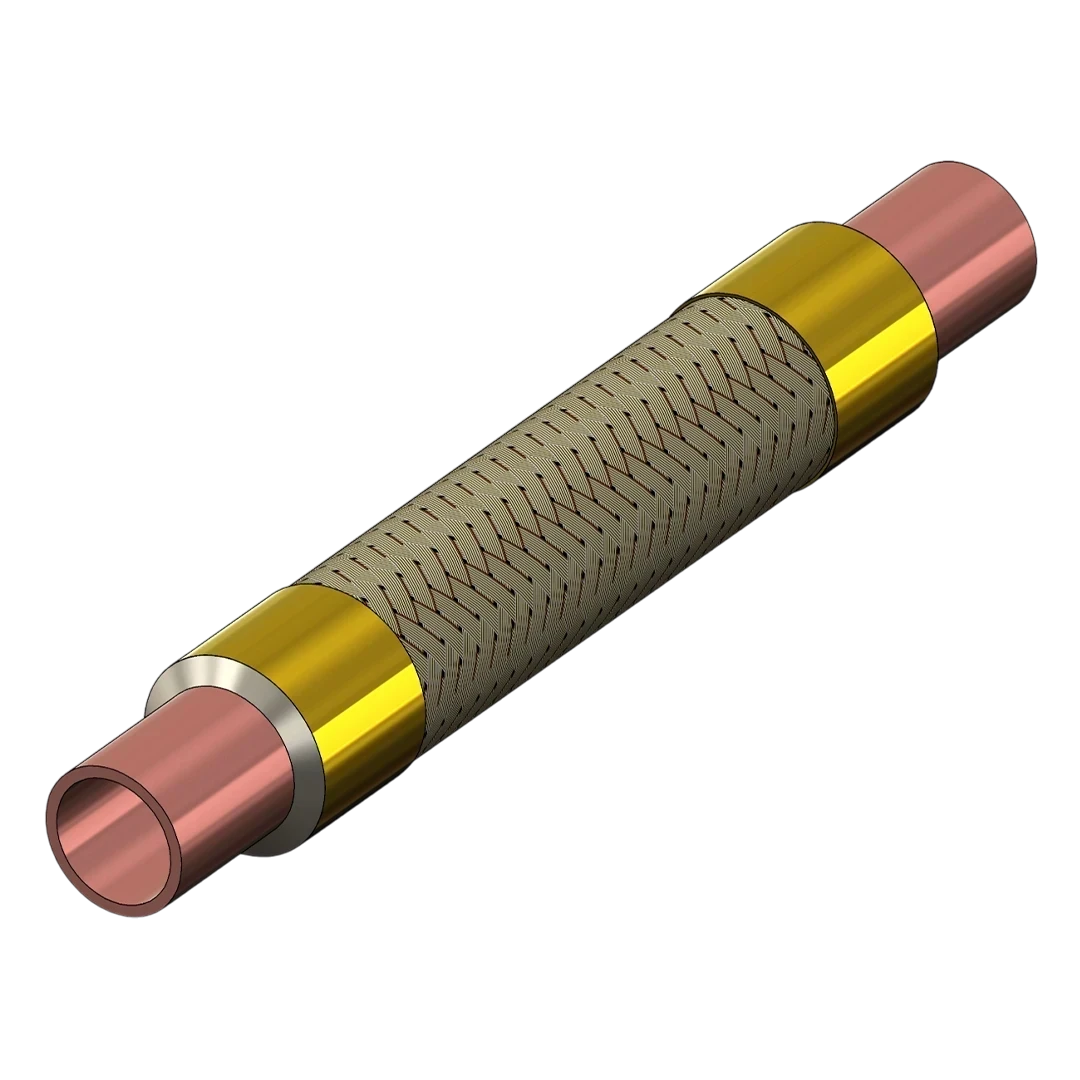 Tubo Metálico Flexível para Refrigeração Tomback 1/4″ até 2″